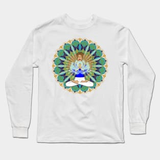 Divine Spark Mandala Long Sleeve T-Shirt